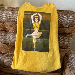 Cowboy Bebop Yellow Faye Valentine Shirt - Size Large